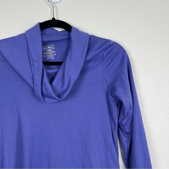L.L‎ Bean Long Sleeve Cowl Neck Tee Sz S - Picture 2 of 6
